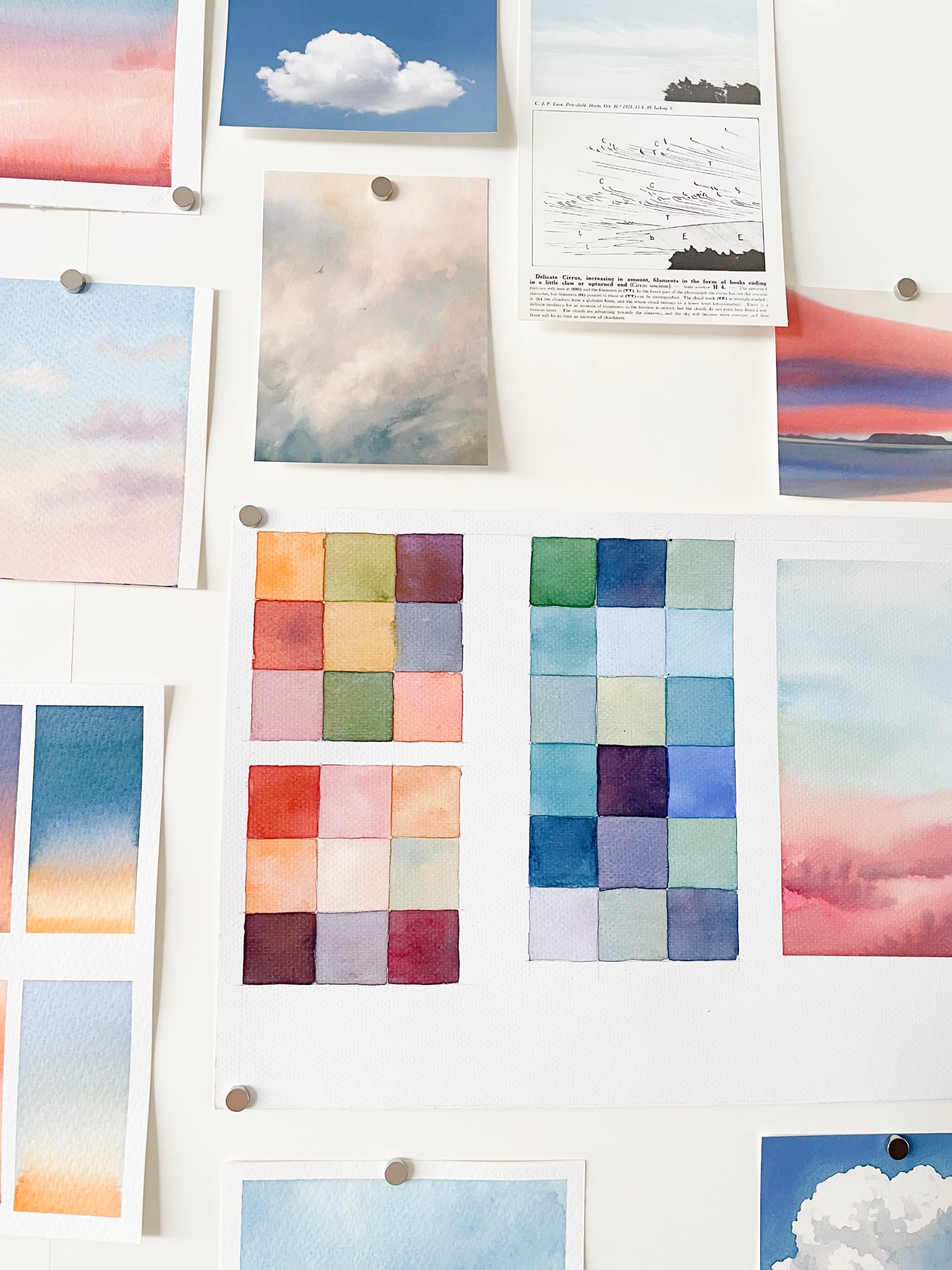 Watercolor blending